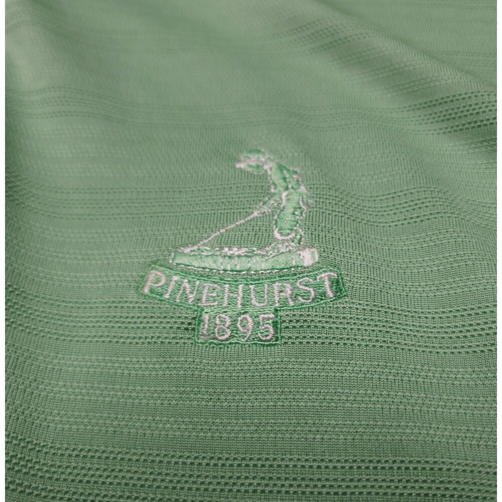 Pinehurst By Adidas Golf Shirt Green Polo Golf Shirt US OPEN Medium NWOT - Picture 4 of 10